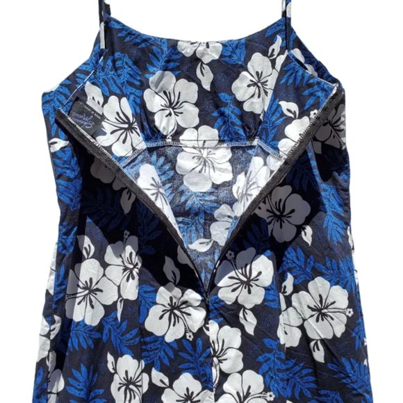 Vintage Hawaiian Dress Shannon Marie Floral Print Vacation Beach Tropical Y2K - Picture 8 of 15